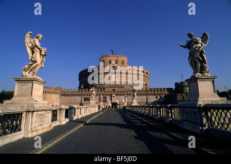 Italia, Roma, Castel Sant'Angelo Foto Stock