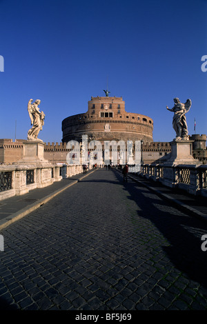 Italia, Roma, Castel Sant'Angelo Foto Stock