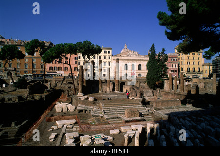 Italia, Roma, area archeologica di largo di Torre Argentina Foto Stock