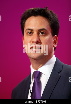 ED MILIBAND MP SEC STATO PER ENERGIA E CLIMA 28 settembre 2009 il Centro di Brighton Brighton Inghilterra Foto Stock