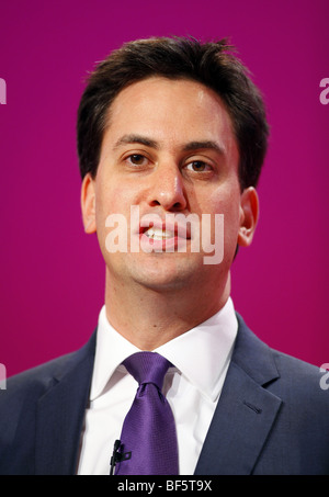 ED MILIBAND MP SEC STATO PER ENERGIA E CLIMA 28 settembre 2009 il Centro di Brighton Brighton Inghilterra Foto Stock