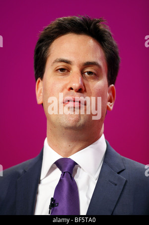 ED MILIBAND MP SEC STATO PER ENERGIA E CLIMA 28 settembre 2009 il Centro di Brighton Brighton Inghilterra Foto Stock