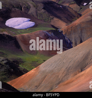 Landmannalaugar , Highlands Centrali, Islanda Foto Stock