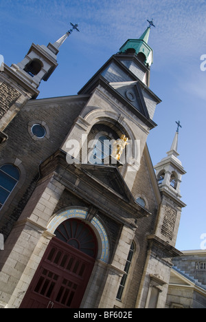 Notre-Dame-de-Bonsecours Cappella in Old Montreal. Foto Stock