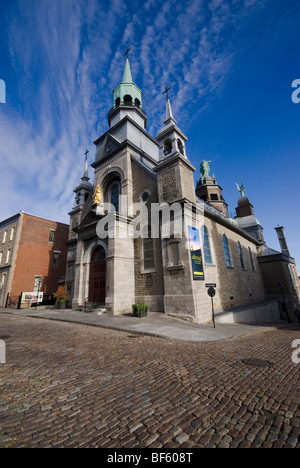 Notre-Dame-de-Bonsecours Cappella in Old Montreal. Foto Stock