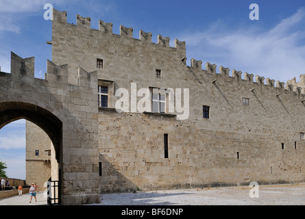 Grand Master's Palace, Rodi, Rodi, Grecia, Europa Foto Stock