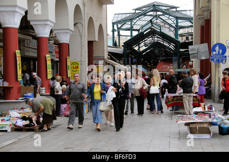 Modiano Mercato nel centro di Salonicco Grecia settentrionale Foto Stock