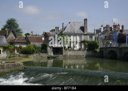 scena del fiume Foto Stock