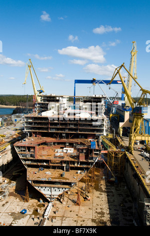 Finlandia : "Aker Yards' cantieri navali Foto Stock