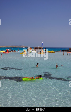 Spiaggia di Nissi, Ayia Napa, Famagusta District, Cipro Foto Stock