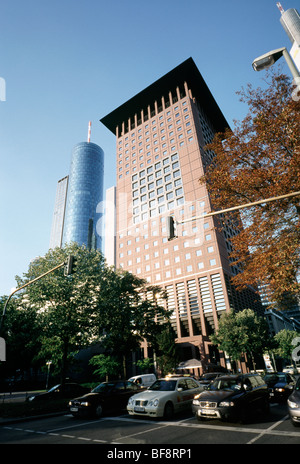 Aug 19, 2009 - Giappone Center e la HeLaBa Torre nella città tedesca di Francoforte. Foto Stock