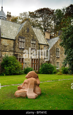 Oriel plas glyn y weddw galleria d'arte, ottobre pomeriggio, llanbedrog, parco nazionale di Snowdonia, Lleyn Peninsula, GWYNEDD, Wales UK Foto Stock