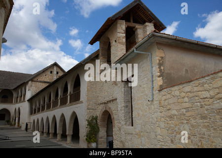 Monastero di Timios Stavròs santa croce nel villaggio di omodos troodos vino regione Repubblica di Cipro in Europa Foto Stock