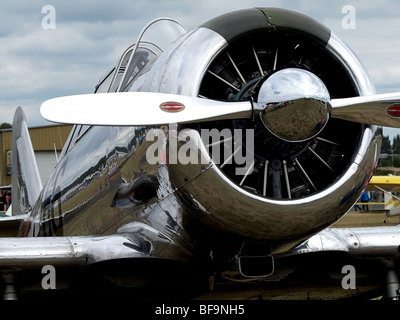 Foto di stock di un AT6 aeromobili a Pearson Field, Vancouver Washington, Stati Uniti d'America. Foto Stock