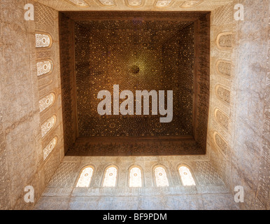 Sala Degli Ambasciatori (Salón de los Embajadores), la Alhambra Palace, Granada, Spagna Foto Stock