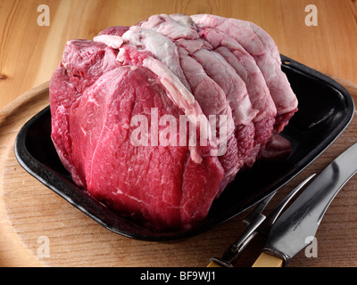 Carni bovine fesa materie Foto Stock