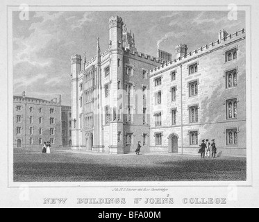 St John's College di Cambridge - Nuovi edifici Foto Stock