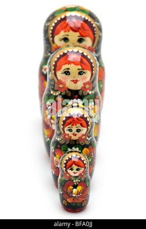 Russian Nesting Dolls - Matryoshki Foto Stock