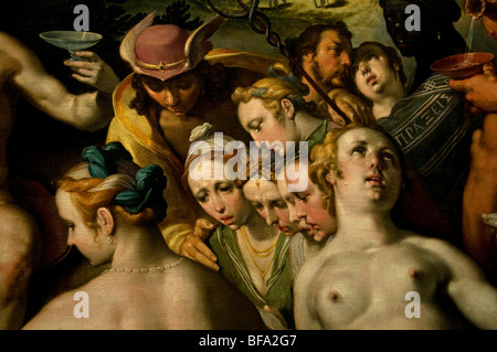 Cornelis van Haarlem 1593 Nozze di mare goddessPeleus e Museo Thetis Paesi Bassi Foto Stock