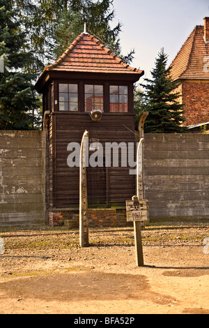 Il nazista del campo di morte di Auschwitz Foto Stock