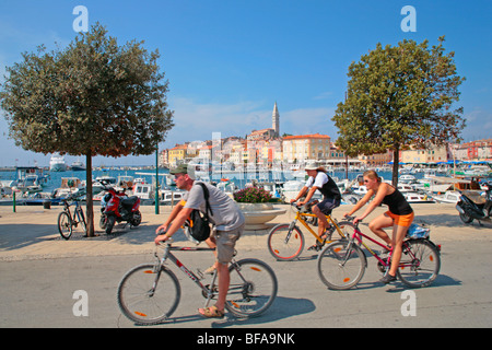 Città vecchia di Rovigno, Istria, Croazia Foto Stock