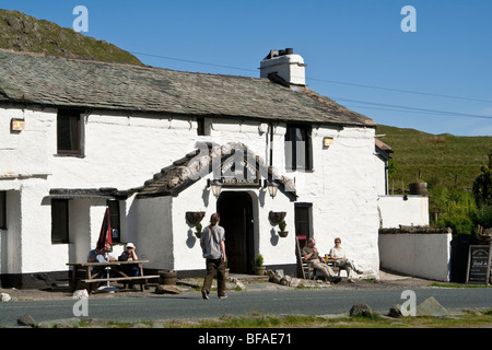 Il Kirkstone Pass Inn, Cumbria, nel distretto del lago, UK. Foto Stock