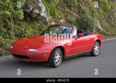 Red Mazda MX-5 Miata Foto Stock