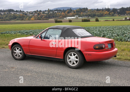 Red Mazda MX-5 Miata Foto Stock