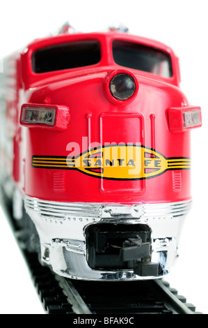 Il modello in scala del treno elettrico Foto Stock