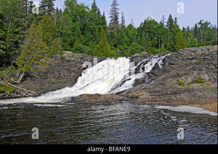 New Scenic 5 posti ad alta Cade vicino a Wawa Ontario Canada Lake Superior Circle Tour e il villaggio di fiume Michipicoten Foto Stock