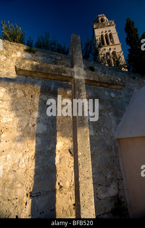 Monastero francescano, la citta di Hvar, Croazia Foto Stock