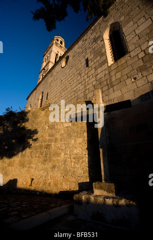 Monastero francescano, la citta di Hvar, Croazia Foto Stock