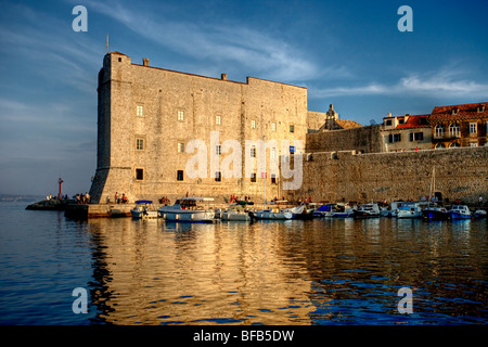 St Johns Fort (tvrda sv ivana), Dubrovnik, Croazia Foto Stock