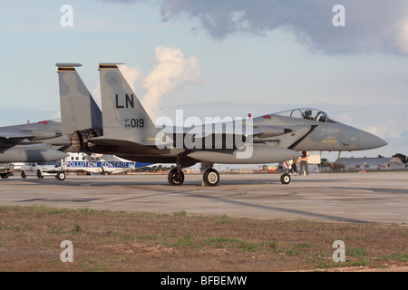 US Air Force F-15C Eagle jet da combattimento Foto Stock