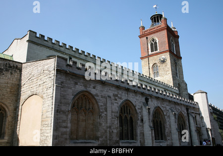 St Giles-senza-chiesa Cripplegate, Barbican, Londra Foto Stock