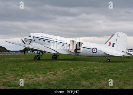 DC3 Dakota a Devon giorno aria, Dunkeswell Aerodrome, 13 agosto 2006 Foto Stock