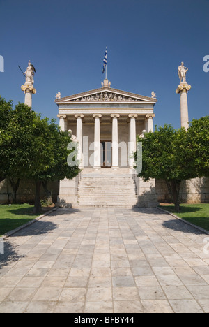 L'Accademia di Atene parte della trilogia neoclassico di Atene, Grecia Foto Stock