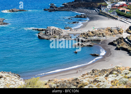 Playa de Los Cancajos su La Palma Isole Canarie Spagna. Foto Stock