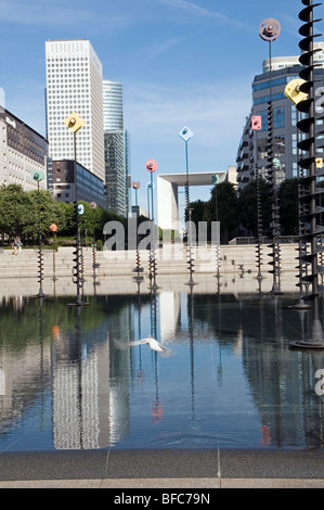 Bassin Tarkis - la defense - Parigi - Francia Foto Stock