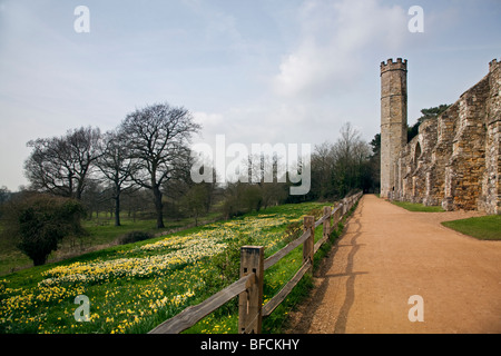 Abbazia di Battle, East Sussex, Inghilterra Foto Stock