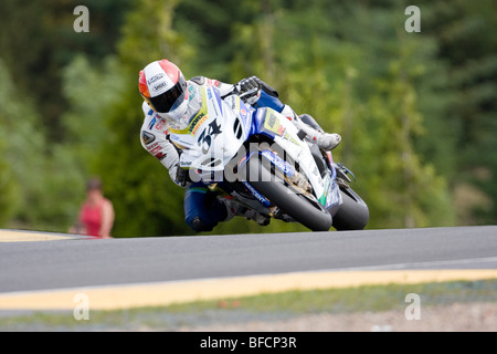 Michael Rutter - Team Worx Crescent Suzuki GSX-R1000 K9 - British Superbike 2009 - Knockhill, Scozia Foto Stock