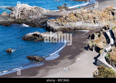 Playa de Los Cancajos su La Palma Isole Canarie Spagna. Foto Stock