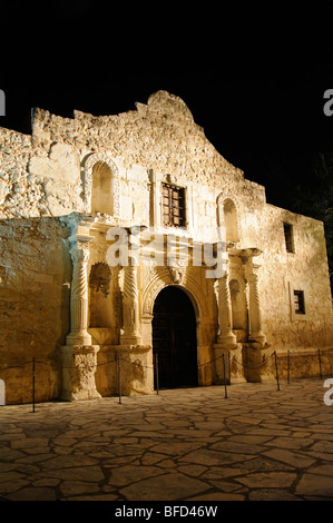 L'Alamo, San Antonio, Texas Foto Stock