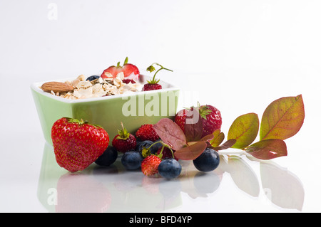 muesli di yogurt Foto Stock