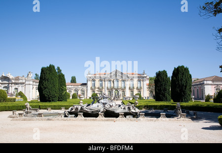 Il Palazzo Queluz vicino a Lisbona Foto Stock