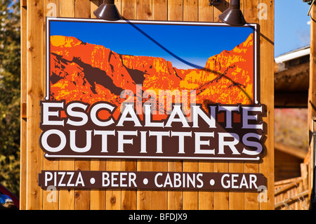 Escalante Outfitters, Escalante, Utah Foto Stock