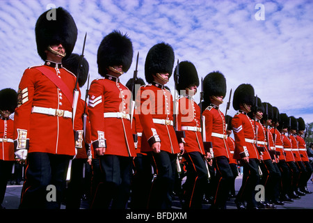 Cerimonia del cambio della guardia sulla Collina del Parlamento, Ottawa, Ontario, Canada Foto Stock