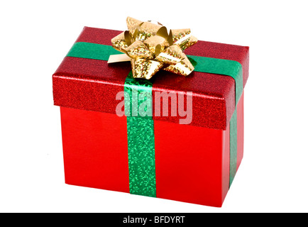 Regalo di natale dettaglio. Foto Stock