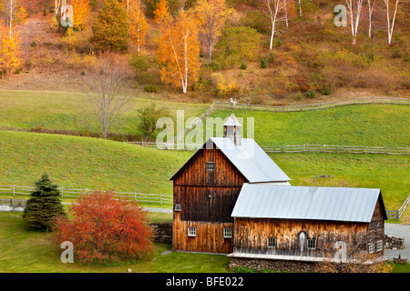 Bella di Sleepy Hollow Farm in autunno, Woodstock Vermont - USA Foto Stock