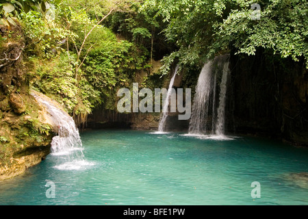 Kawasan cade in Badian è uno dei top attrazione naturale di Cebu. Foto Stock